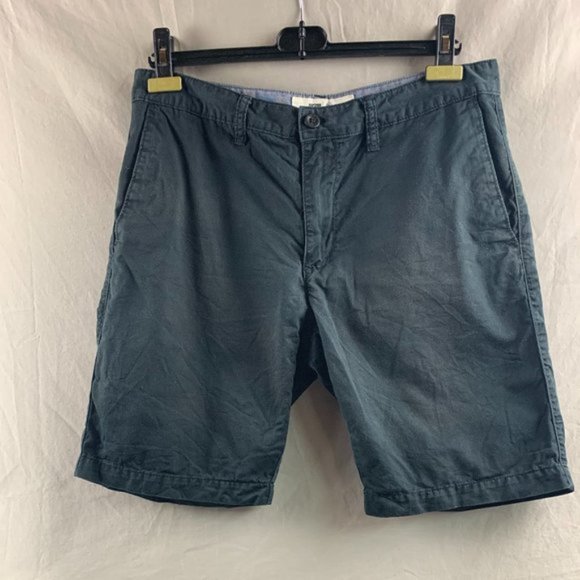 Reef Mens Blue Shorts size 32 Flat Front Pockets - Picture 3 of 4